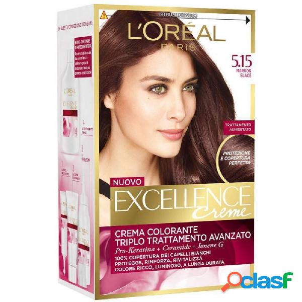 Loreal paris excellence creme shampoo colorante 5.15 marron
