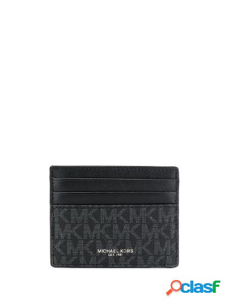 MICHAEL KORS PORTACARTE UOMO 39F9LGYD2B001 PVC NERO