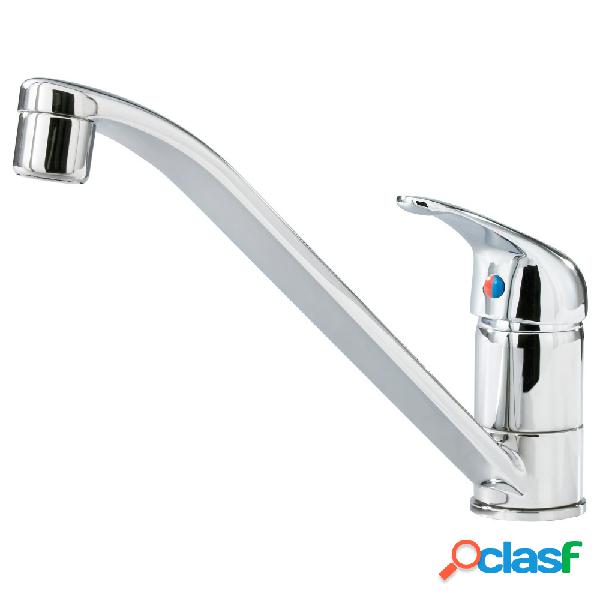 MISCELATORE RUBINETTO MONOCOMANDO PER LAVELLO CUCINA ACCIAIO
