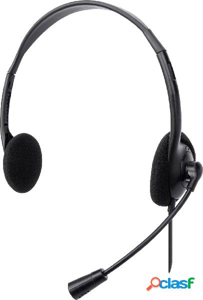 Manhattan Stereo USB-Headset Federleichte On-Ear