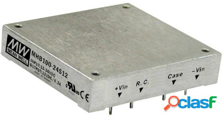 Mean Well MHB100-48S05 Convertitore DC/DC 100 W Num. uscite:
