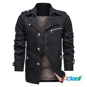 Men's Casual Jacket Retro Pocket Casual Streetwear Street