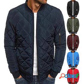 Mens Cotton Padded Hiking jacket Winter Outdoor Thermal Warm