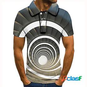 Men's Golf Shirt Tennis Shirt Collar Classic Collar Graphic