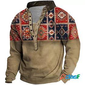 Men's Unisex Sweatshirt Pullover Tribal Graphic Prints
