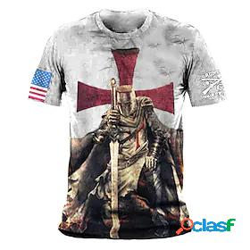 Men's Unisex T shirt Tee Crew Neck Graphic Prints Human