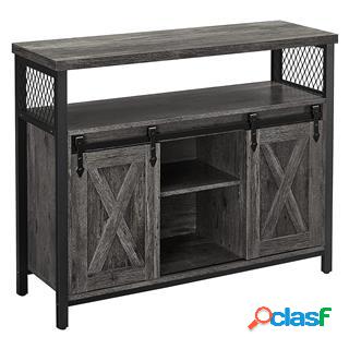 Mobiletto ALYS, Ante Scorrevoli, 100x33x80cm, in Legno