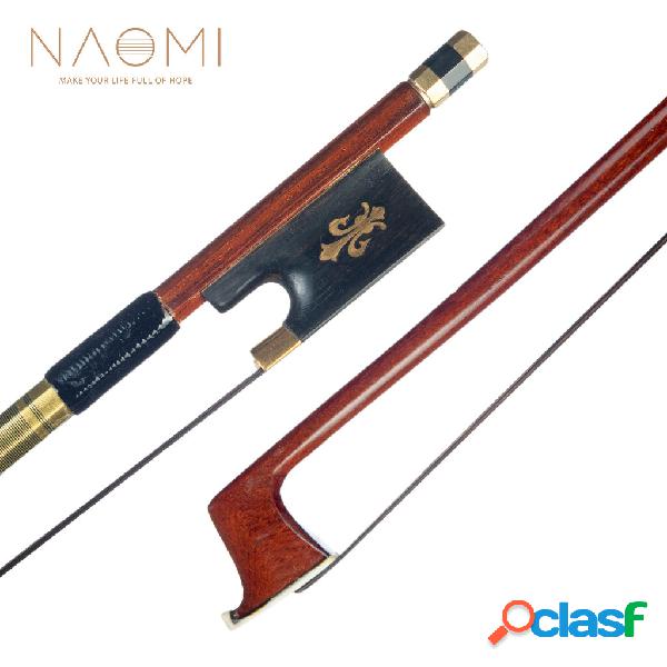 NAOMI Arco da violino 4/4 Taglia Brazilwood bastone
