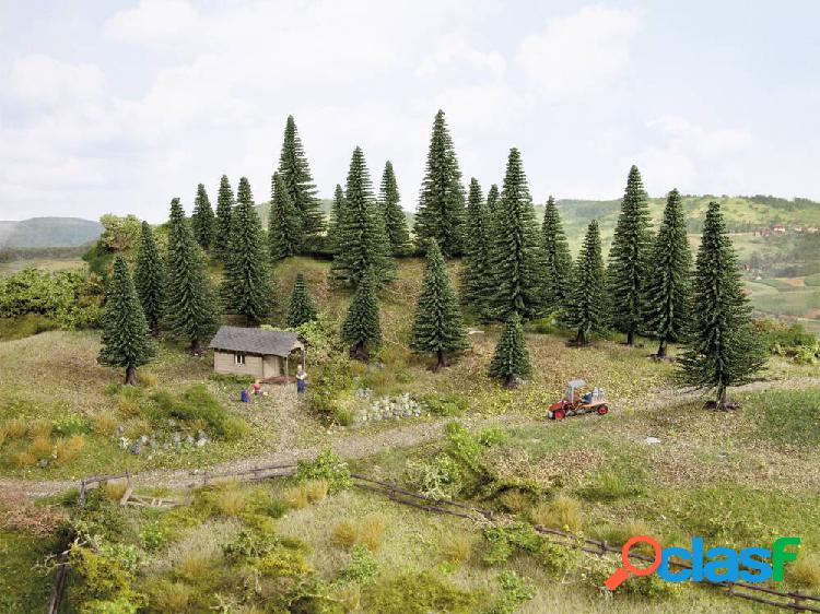 NOCH 26838 Kit alberi abete 50 fino a 140 mm Verde scuro 50
