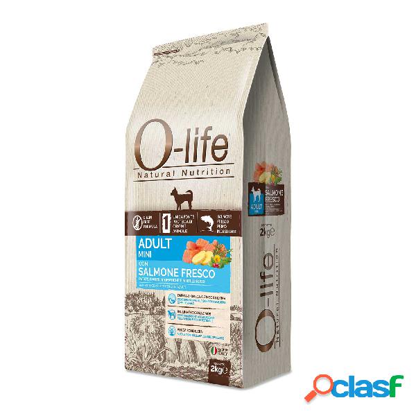 O-Life Dog Adult Mini con Salmone fresco 2 kg