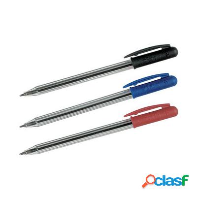 Penna Tratto a sfera 1 mm conf. 12 pz. colori assortiti