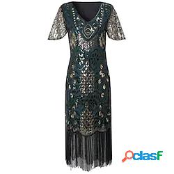 Per donna Abito con frange Abito con paillettes Vestito