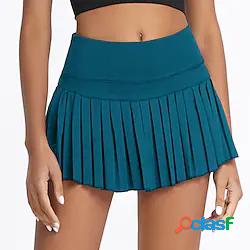 Per donna Gonna da corsa Gonna per atletica 2 in 1 Pantaloni