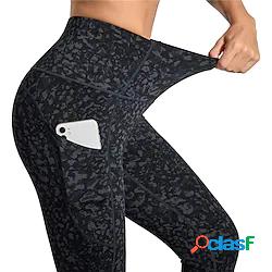 Per donna Pantaloni da yoga Tasche laterali Fasciante in