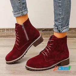 Per donna Unisex Stivaletti Scarpe scamosciate Stivaletti