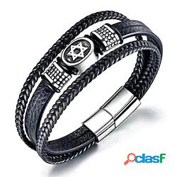 Per uomo Bracciale geometrico Serie totem Di tendenza