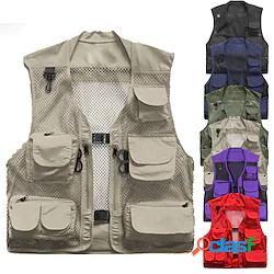 Per uomo Gilet da pesca Gilet / gilet da escursionismo Gilet