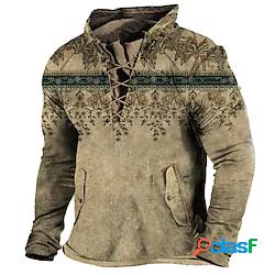 Per uomo Unisex Felpa con cappuccio pullover Piante Stampe