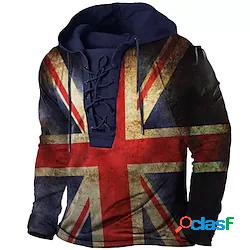 Per uomo Unisex Felpa con cappuccio pullover Stampe astratte