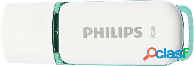 Philips SNOW Chiavetta USB 8 GB Verde FM08FD70B/00 USB 2.0
