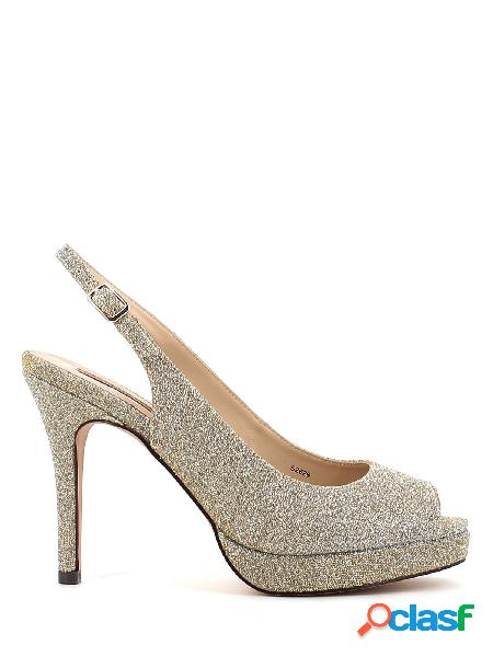 Queen Helena Sandali glitter con tacco a spillo, S2626 0881