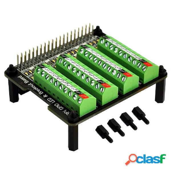 RPi GPIO Stato LED e Morsettiera Burst Caps per Raspberry Pi
