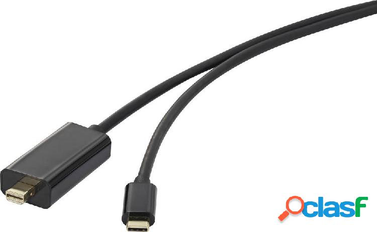 Renkforce TV, monitor Cavo [1x spina USB-C® - 1x Spina Mini