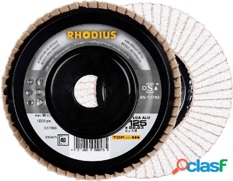 Rhodius 211314 Disco abrasivo a lamelle LGA ALU Rhodius 125
