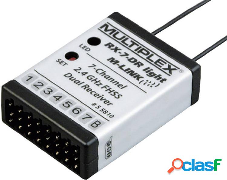 Ricevitore a 7 canali Multiplex 55810 2,4 GHz Sistema