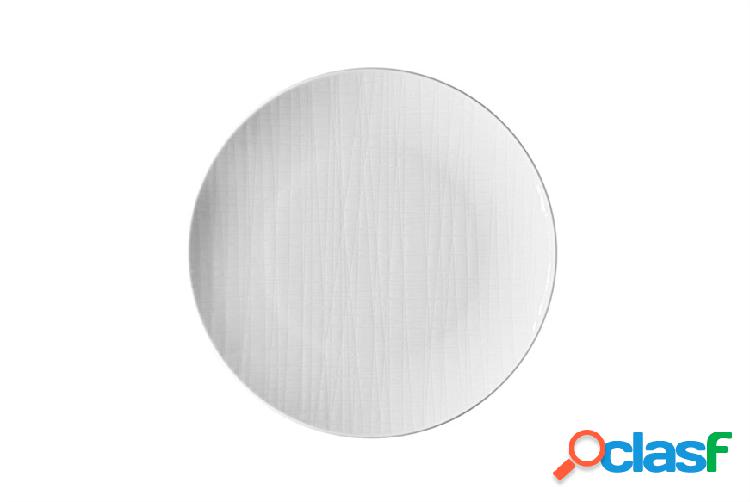 Rosenthal Piatto piano dessert Mesh porcellana bianco bianco