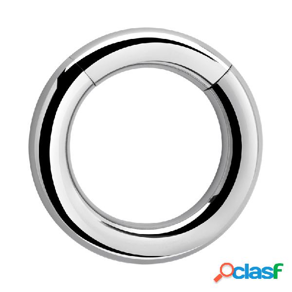 Segment ring (surgical steel, silver, shiny finish) Acciaio