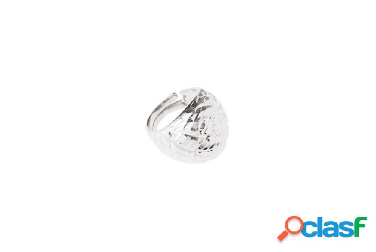 Selezione Zanolli Anello argento bombato zigrinato argento