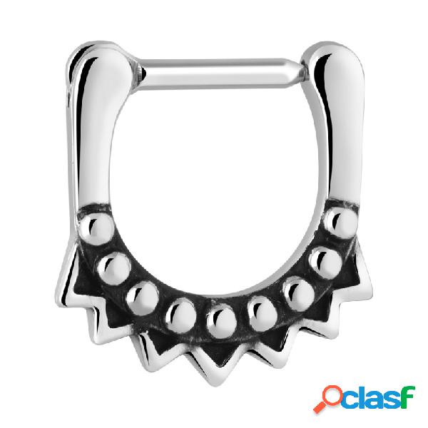Septum clicker Acciaio chirurgico 316L Piercing al naso &