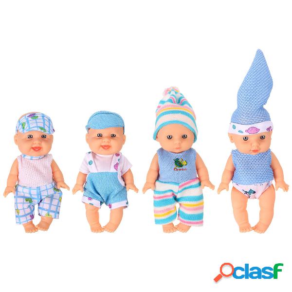 Simulazione Baby 3D Creative Cute Doll Play House Toy Doll