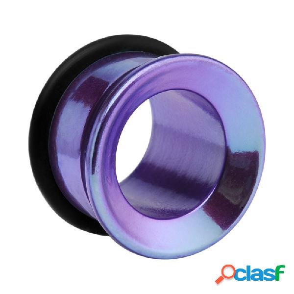 Single flared tunnel (acrylic, various colours) con concave