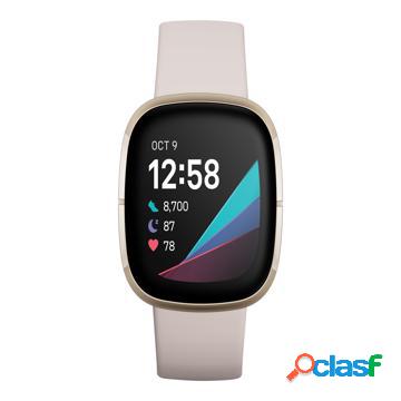 Smartwatch Fitbit Sense - Beige / Oro