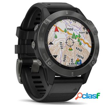 Smartwatch Garmin Fenix 6 - Zaffiro - 47 mm - Nero