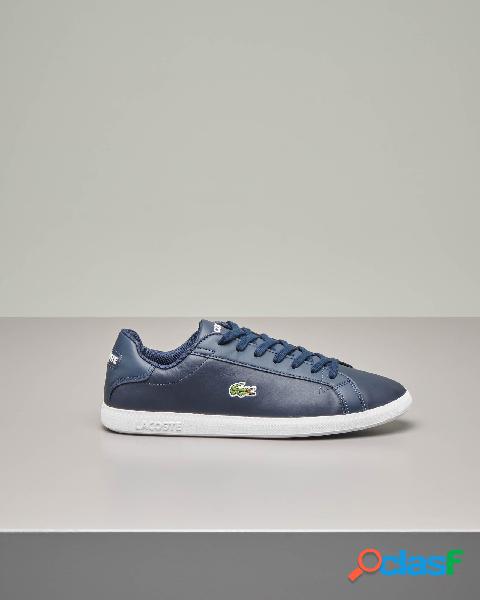 Sneakers Graduate blu in pelle