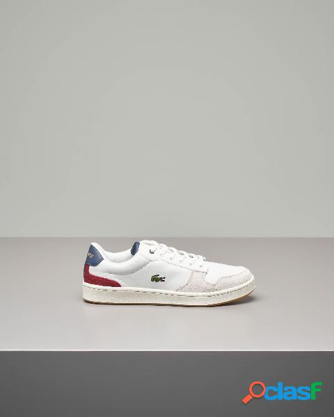 Sneakers Masters cup bianche in pelle