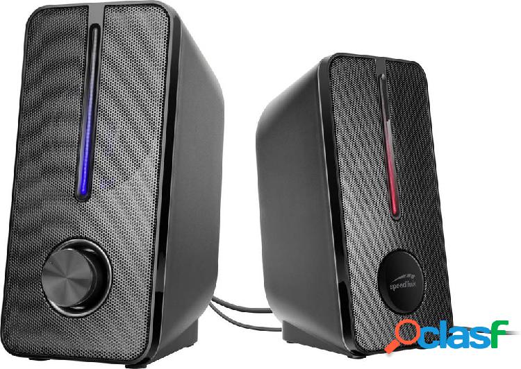 SpeedLink SL-810006-BK 2.0 Altoparlante per PC USB 6 W Nero