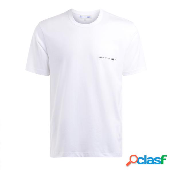 T-Shirt Comme Des Garçons Shirt in cotone bianco