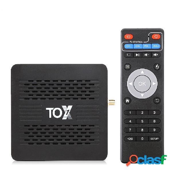 TOX1 S905X3 Smart TV Scatola Android 9.0 4G + 32GB bluetooth