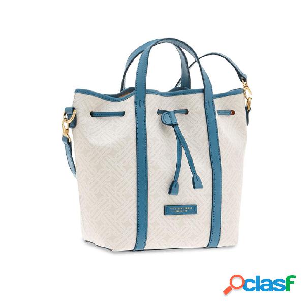 The bridge anna borsa secchiello bucket bad bianco oro