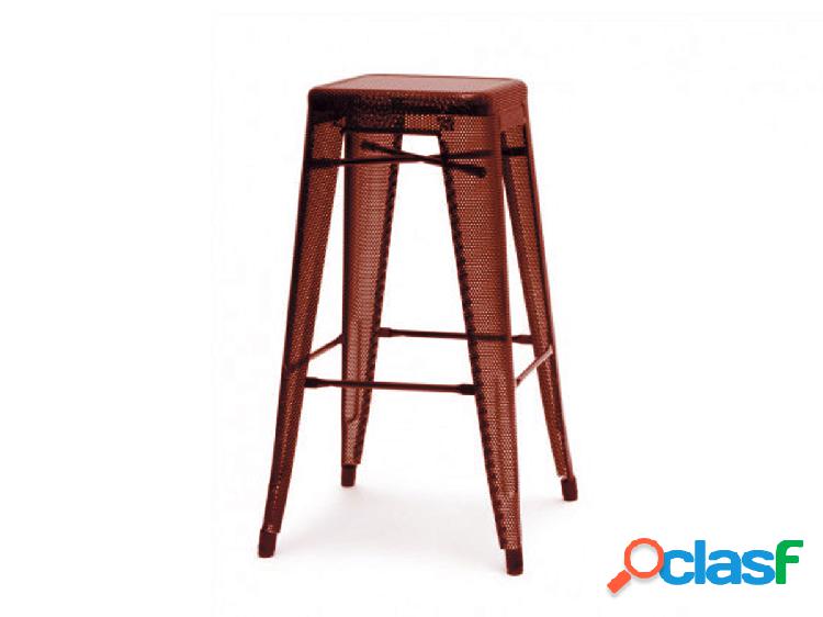 Tolix Sgabello Perforato HPD 65 Piment Brilliant