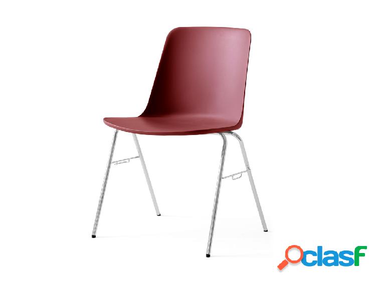 & Tradition Rely HW27 Sedia Impilabile con Gancio