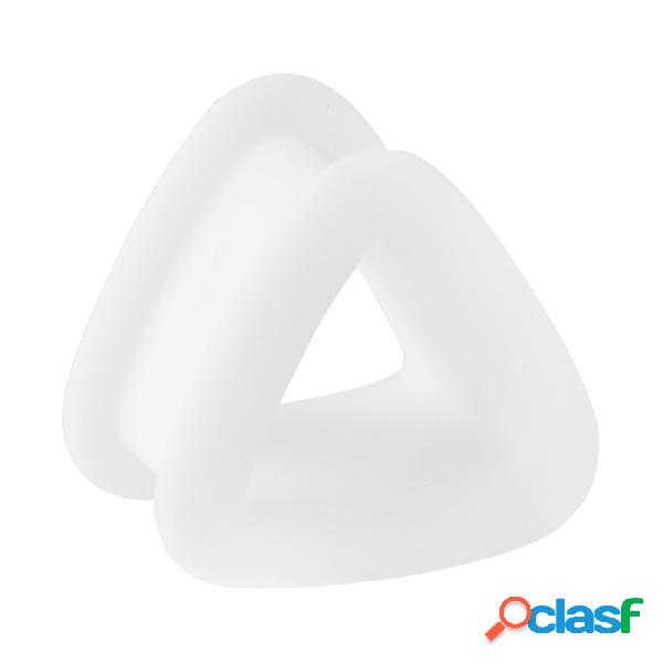 Triangle-shaped double flared tunnel (silicone, various