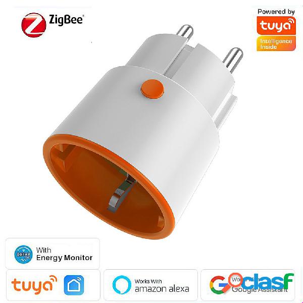 Tuya ZIGBE 3.0 Smart presa di corrente Spina UE 16A Presa