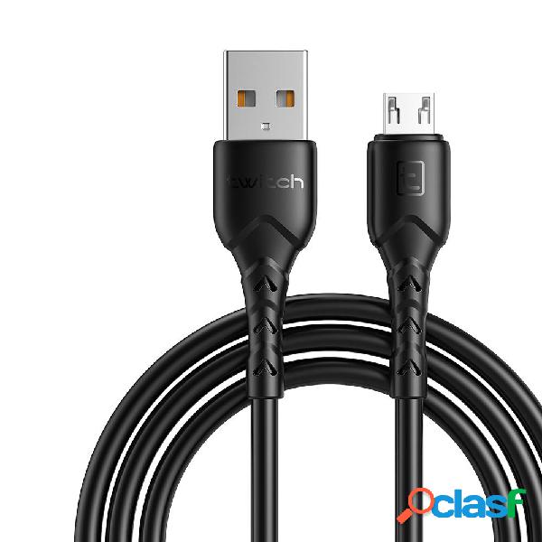 Twitch 3A QC3.0 TPE Cavo dati micro USB antideflagrante per