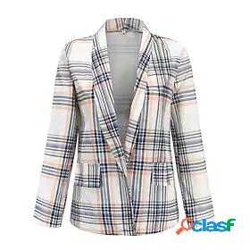 Womens Blazer with Pockets Casual Daily Street Style Street