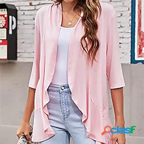 Womens Casual Jacket Classic Active Casual Street Daily